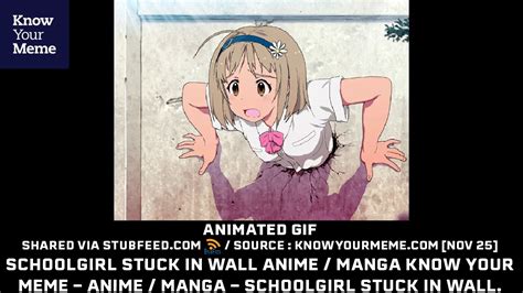 hentai stuck in the wall|Tag: stuck in wall